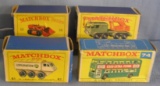 Group of four Vintage Matchbox vehicles