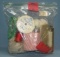 Bag of vintage sewing collectibles