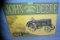 John Deere tracktors retro style advertising sign