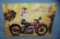 Indian Motorcycle retro style advertising sign