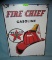 Texaco fire chief gasoline retro style advertising sign