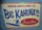 Big Kahuna's surf club retro style advertising sign