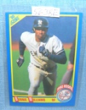 Bernie Williams rookie baseball card