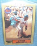 Kevin Mitchell rookie baseball card