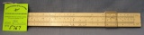 Vintage slide rule