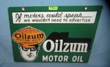 Oilzum motor oil retro style advertising sign