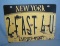 2 Fast 4 U New York license plate type retro style sign