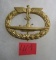 German submarine warfare badge gold color WWII style
