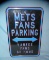 Mets Fans Parking Yankee fans go home heavy metal sign
