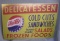 Antique style Pepsi Cola delicatessen advertising sign