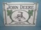 John Deere tractor retro style advertising sign printed on PVC hard board12x16