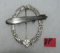 German air ship badge silver colored Zepplin WWII style
