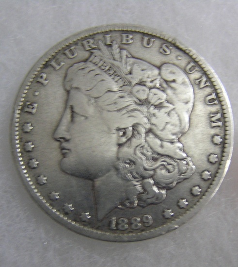 1889O Morgan silver dollar fine condition