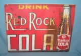 Drink Red Rock Cola retro style advertising sign