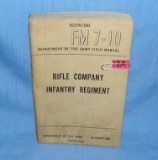 Rifle Company infantry regiment Dept of the Army field book