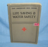 the American Red Cross life saving and water safety book dated 1937