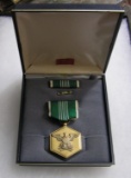 US Army commendation medal with ribbon and tie bar