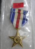 US Silver Star medal ribbon and bar