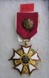 Legion of merit award medal and ribbon