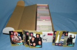 Large box full of vintage rock stars cards