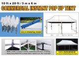 NEW 10'x20' Commercial Pop Up Tent