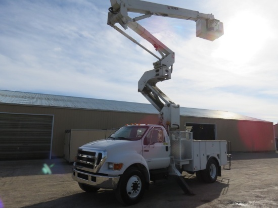 2007 Ford F750 Elevator Bucket Truck