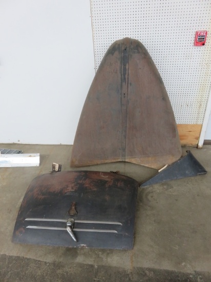 46-47 Ford Hood,Trunk Lid, Front Fender Extension