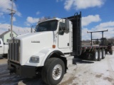 2003 Kenworth T800 Flatbed w/ Moffett Hookup