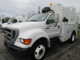 2008 Ford F650 Enclosed Service Truck