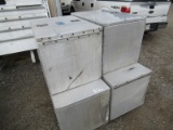 4 aluminum boxes