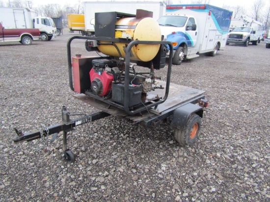 1990 Landa Pressure Washer Unit on 4’x6’ Trailer