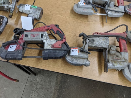 2 Milwaukee Portable Band Saws