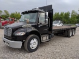 2013 Freightliner M2106 Flatbed W/ Moffett Hookup