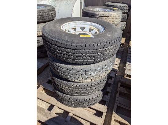 4 Trailer Tires On Rims