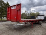 2005 Fontaine Flatbed Trailer W/ Moffett Hookup