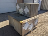(3) 4' Stainless Boxes