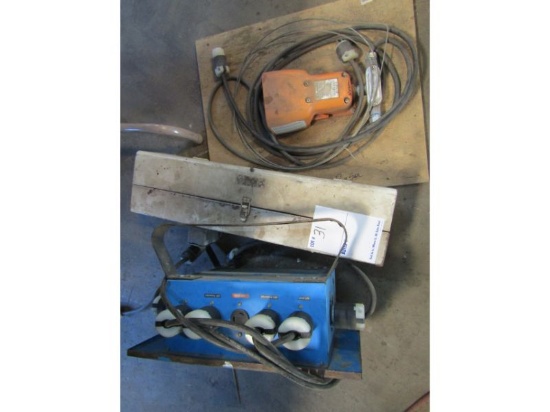 PVC Bender, Temp Power Distribution Box, Foot Switch