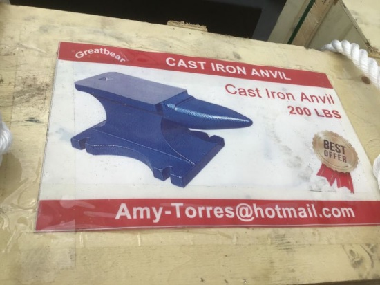 200 lb Cast Iron Anvil
