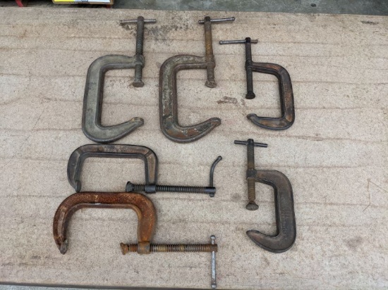 (6) 5" C Clamps