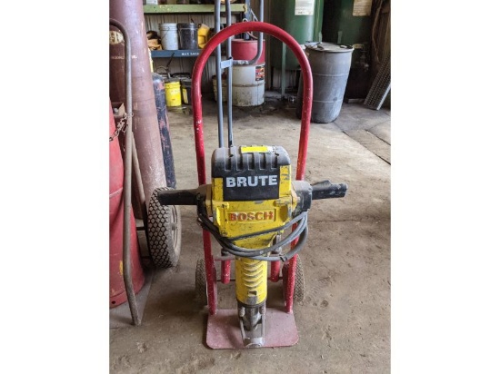 Bosch Brute 11304 Electric Jackhammer w/ Bits & Cart