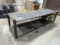 3'x10' Metal Shop Bench