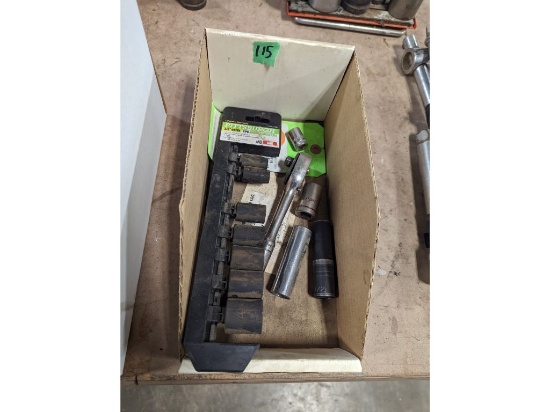 3/8" Impact Sockets, Ratchet