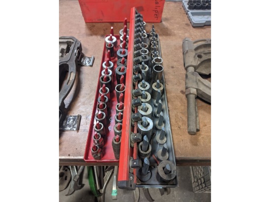 1/2" Standard & Metric Sockets w Trays