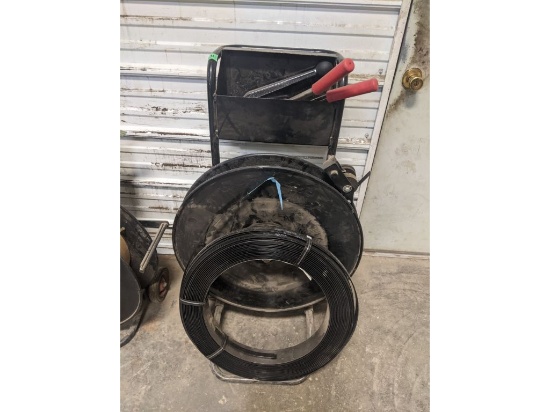 Metal Banding Cart w/ Crimping Tools & Extra Banding