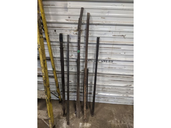 Several Spud Bars & Pry Bars