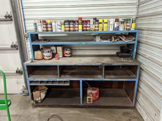 82" Workbench/Shelf