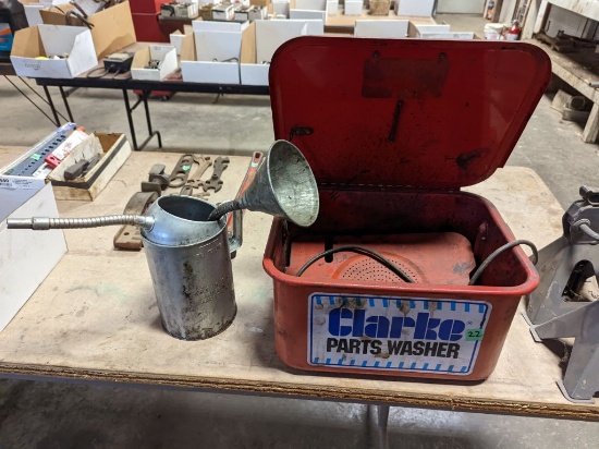 Clarke Parts Washer & Oil Can