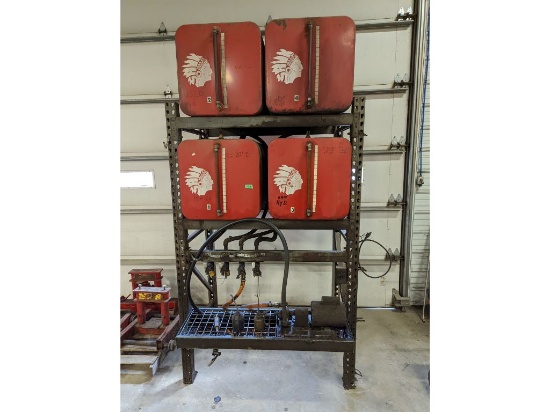 4 Barrel Oil Dispenser