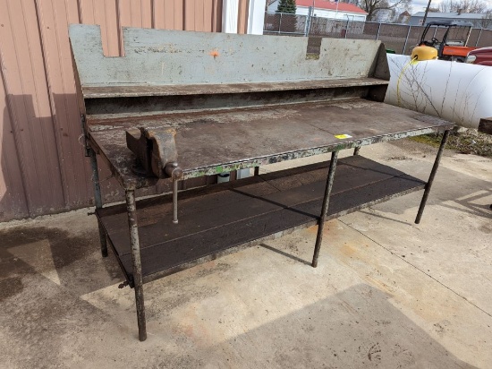 80" Workbench w/ Vise