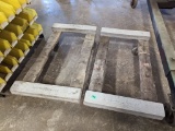 (2) 4 wheel Dolley carts